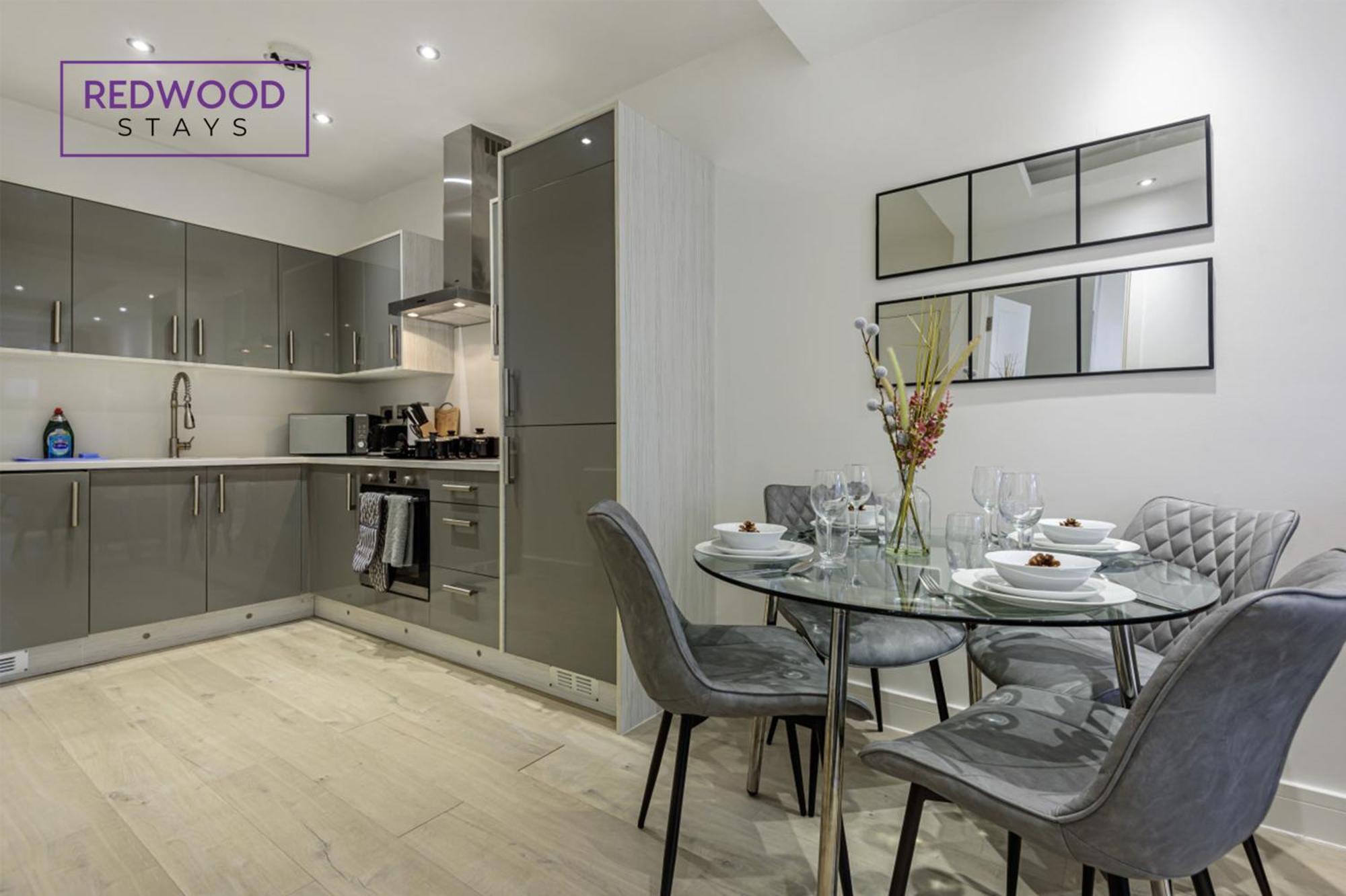 1 Bed 1 Bath Town Center Apartments For Corporates & Contractors, Wifi, Netflix And Parking On Selected Units By Redwood Stays Aldershot Extérieur photo